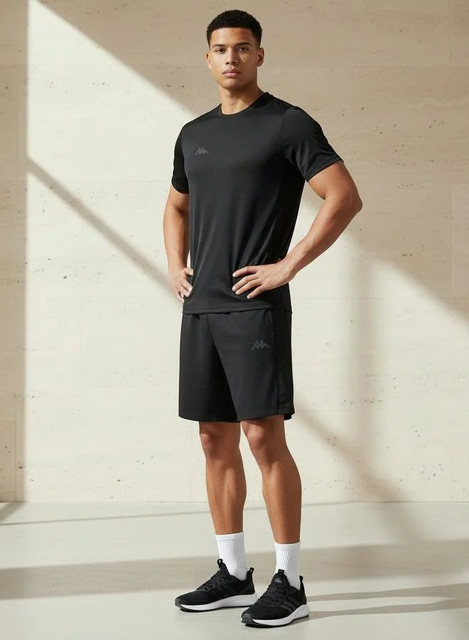 كابا Kappa Men Logo Print Dual Shorts